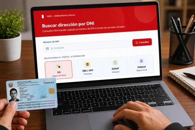 Cómo Buscar Dirección por DNI en Perú 2026