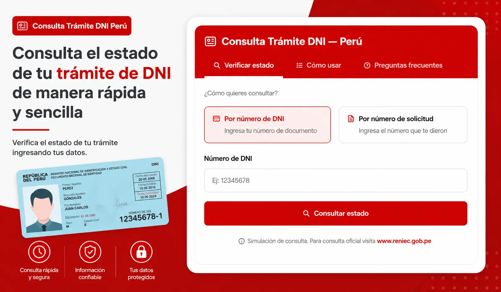 Consulta Trámite DNI Perú Guía Completa 2026